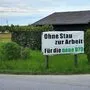 Einige Anrainer in Söding-St. Johann plakatieren für den Ausbau