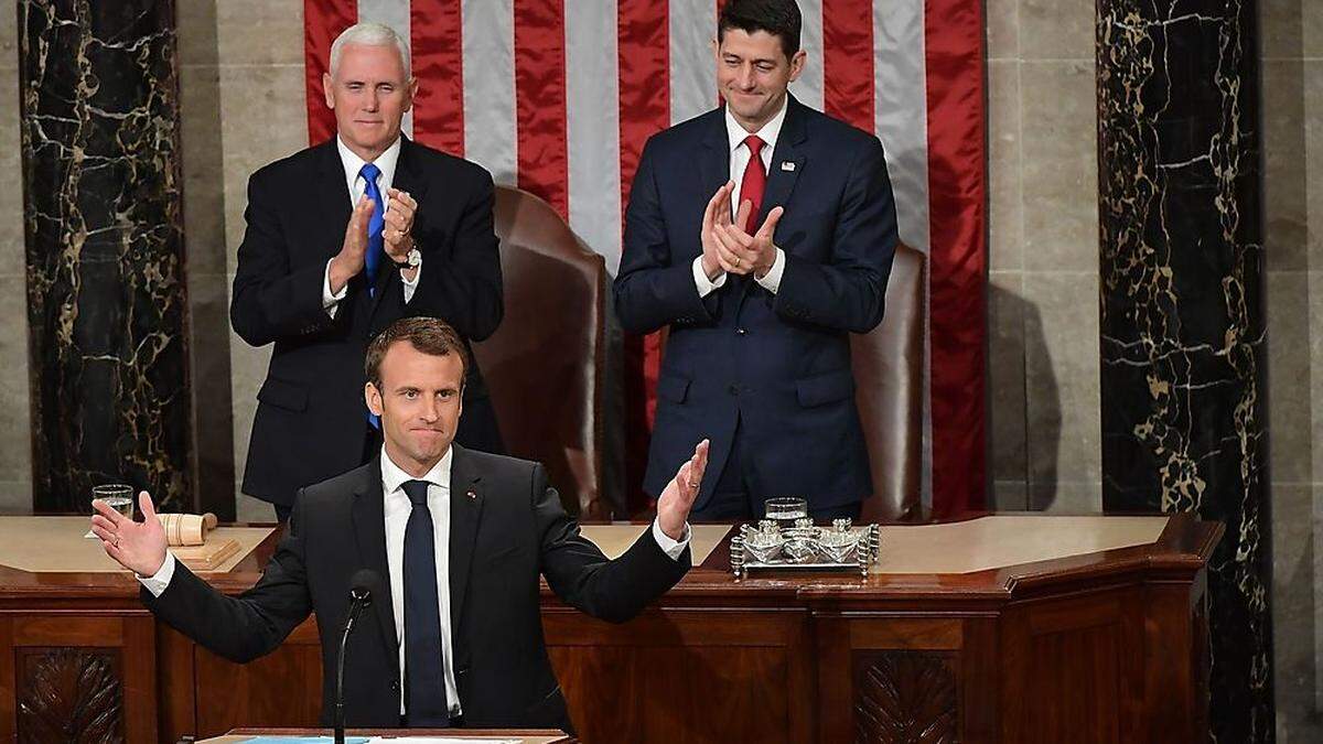 Macron im US-Kongress