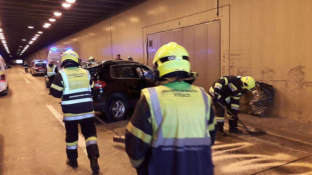 Die Hauptfeuerwache Villach un ddie FF Vassach standen im Einsatz