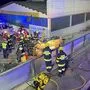 Rettungseinsatz nach einem Verkehrsunfall am späten Montagabend auf der B 70