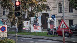 Wahlkampf auch auf Grazer Straßen