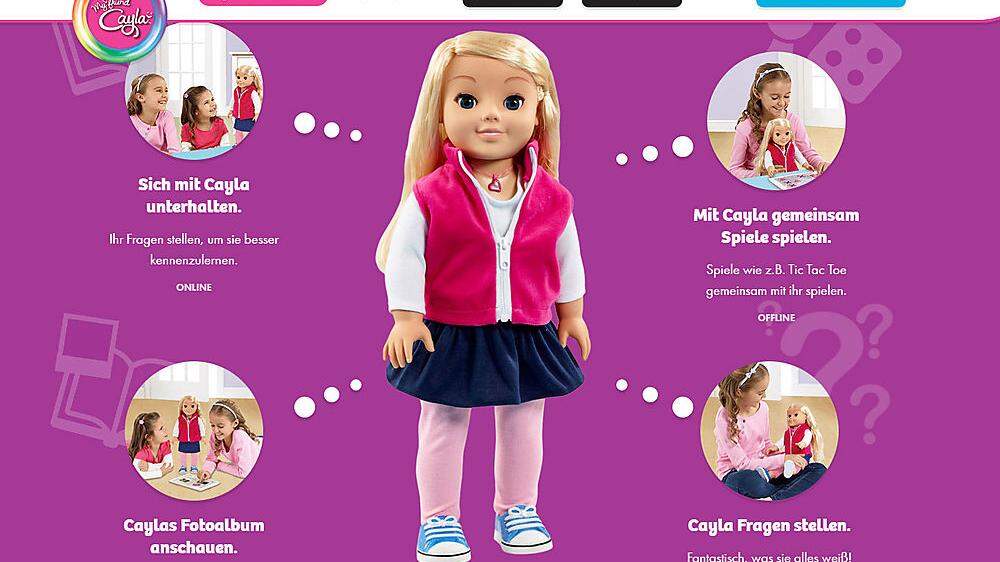 In Deutschland ist der Verkauf der Puppe Cayla verboten