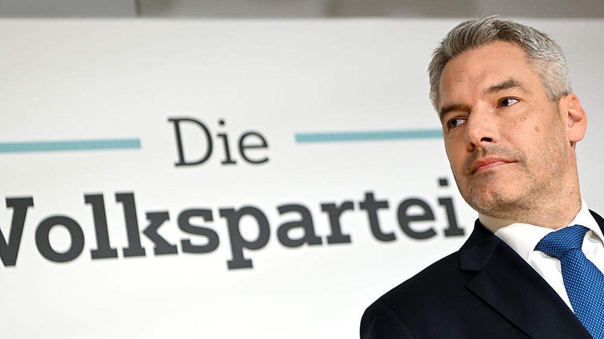 Karl Nehammer übernimmt am Samstag auch formell die ÖVP