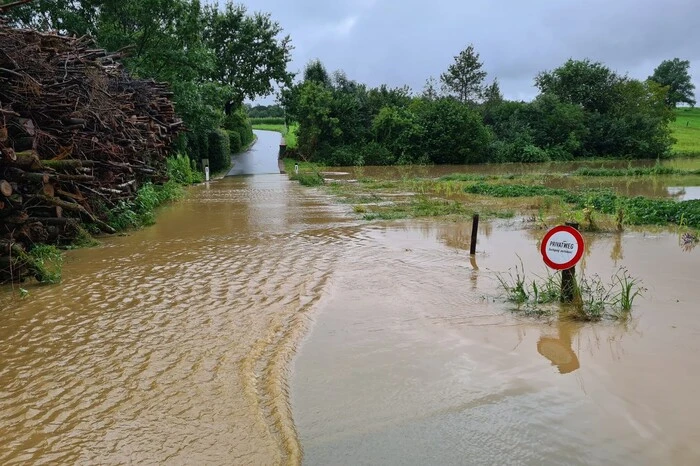 In Preding gab es ebenfalls Überschwemmungen.