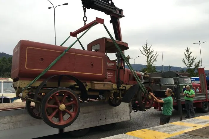 Danach gab es eine Fahrzeugpräsentation am Hauptplatz von Leoben.