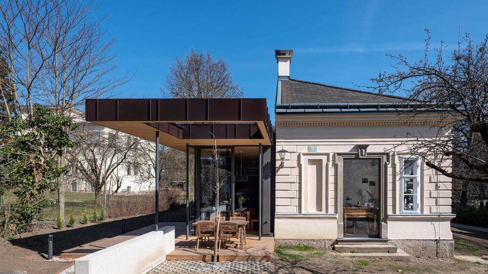 Gewagt und gewonnen: Das umgebaute Gartenhaus in Graz