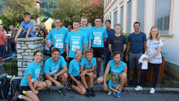 Einige Firmen und Vereine stellten ganze Laufmannschaften für den Mostlandlauf zusammen.