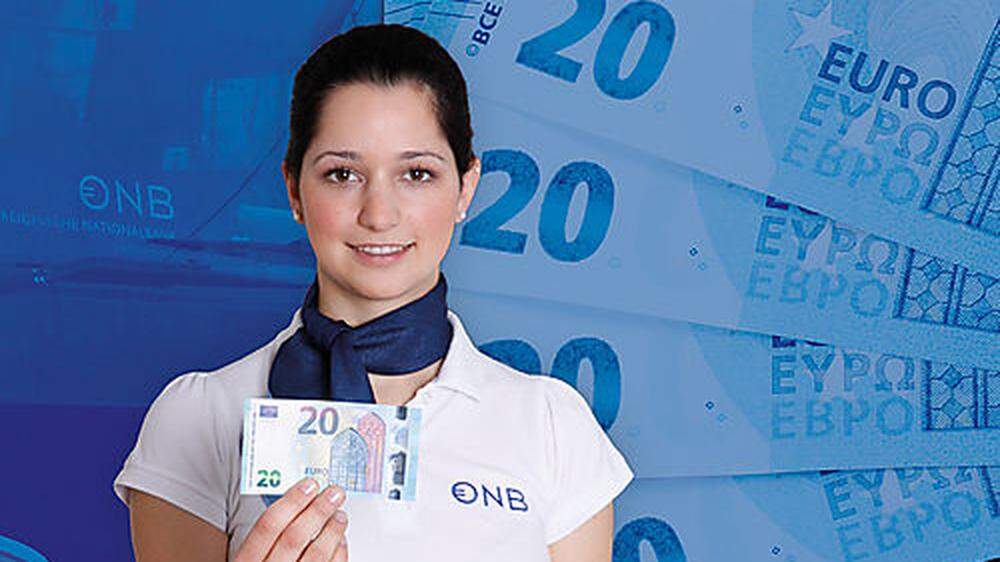 Neue 20-Euro-Banknote wird präsentiert