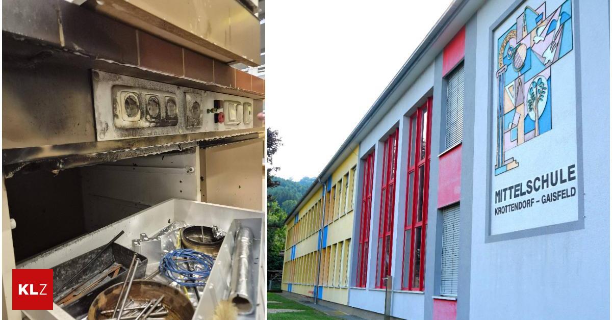 Krottendorf-Brandeinsatz-im-Physiksaal-der-Mittelschule-Krottendorf