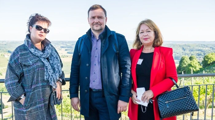 Auf seinen 1000 Ausflügen auf die Riegersburg traf Johannes Singer viele Touristinnen und Touristen - etwa aus Russland (Foto).