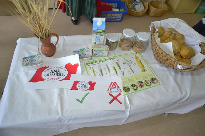 Natürlich gab es auch Kostproben, die sich die Schüler schmecken ließen.