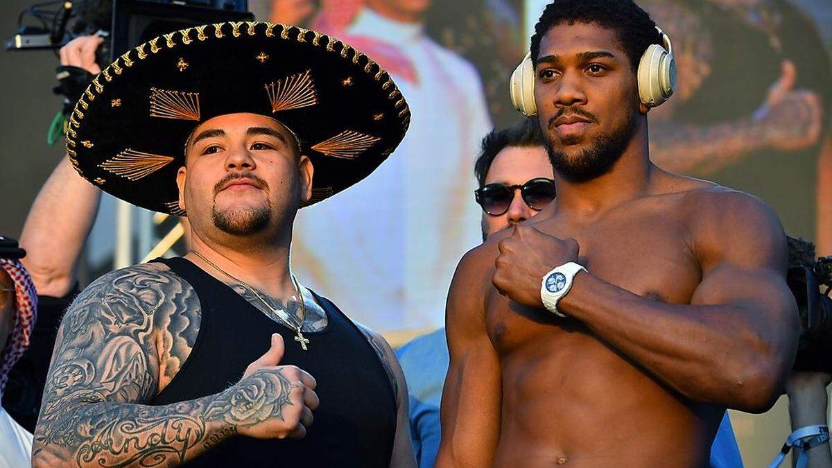 Andy Ruiz jr. und Anthony Joshua stehen sich heute gegenüber