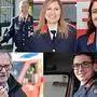 Von links: Das langjährige Führungsduo Manfred Elsbacher und Franz Knappinger; die frisch gebackenen Kommandantinnen Katja Sablatnig und Judith Pichler, Andreas Stroitz und Kommdandant Gabriel Seiwald