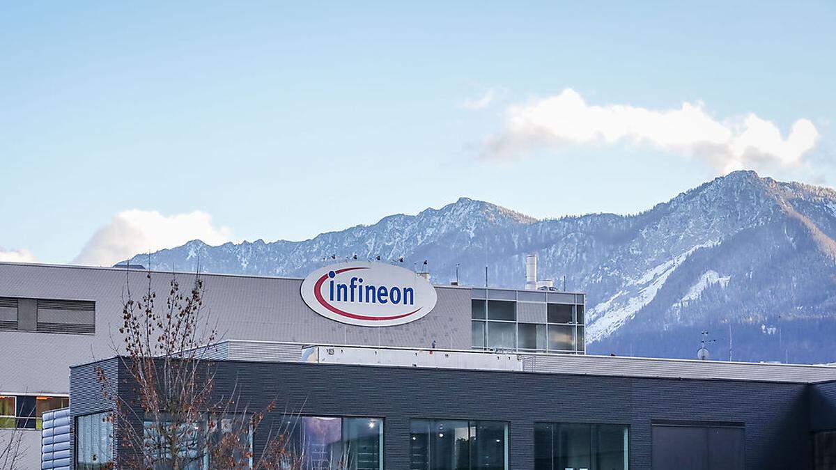 Infineon Villach Hauptgebäude Haupteingang