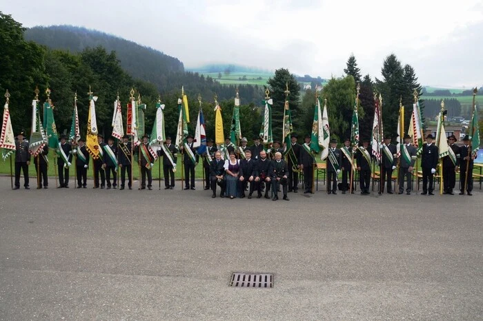 Höhepunkt war die Ausrichtung des ÖKB-Bezirkstreffens mit Festgottesdienst, Festakt und Defilierung.