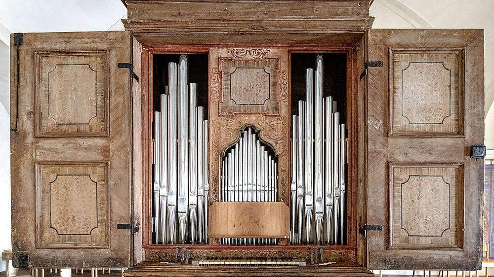 Die Orgel wurde im Antiquitätenhandel wiedergefunden