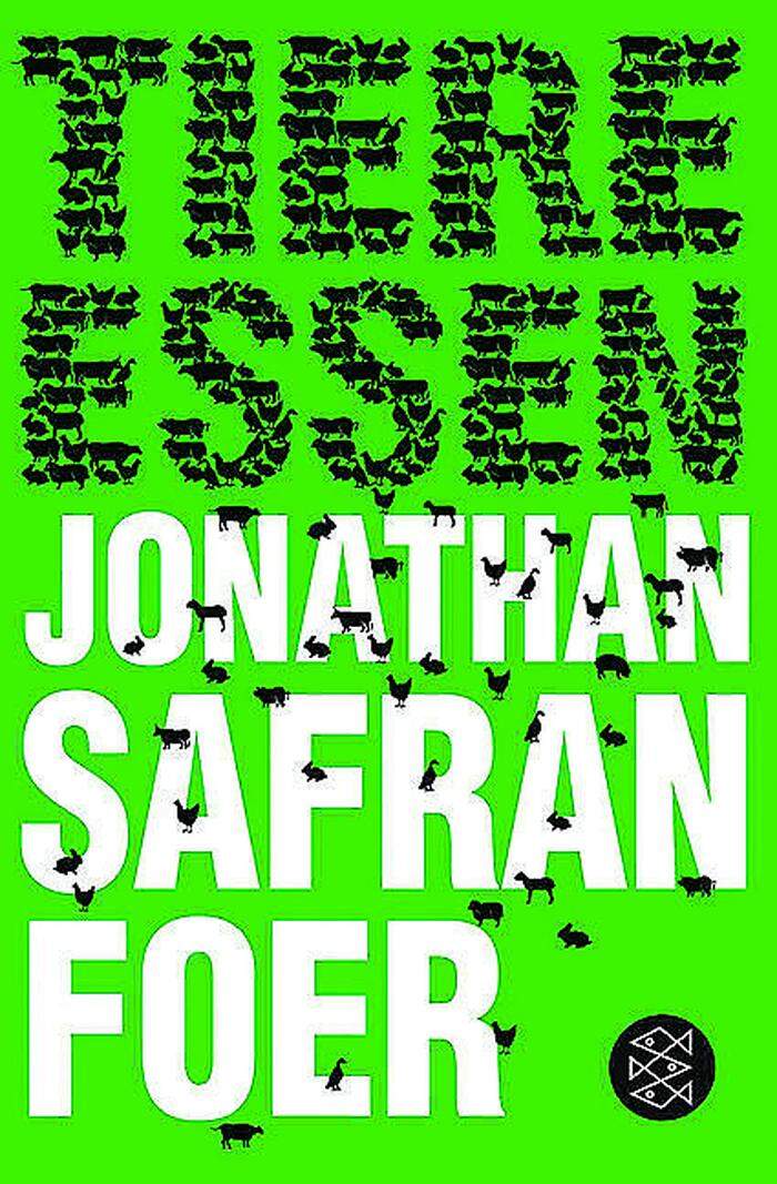 Wer auf Fleisch verzichtet, schützt die Umwelt. Jonathan Safran Foers „Tiere essen“ ist längst ein Klassiker. Wer weiterhin Fleisch essen möchte, sollte dieses Werk außen vor lassen.  Fischer, 10,30 €
