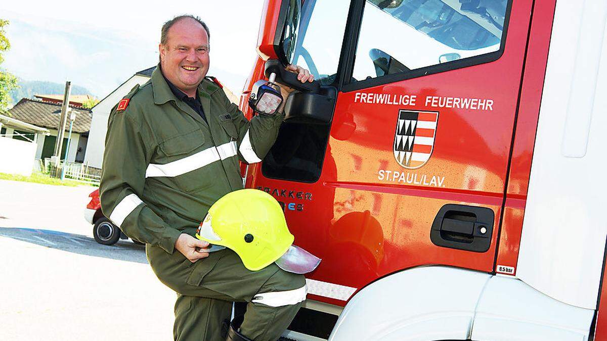 Der Lavanttaler Siegfried Krobath ist auch für das Rote Kreuz im Einsatz