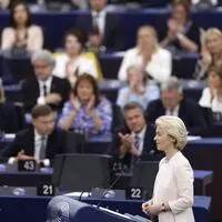 Ursula von der Leyen: Zwischenapplaus für die großen Absichtserklärungen