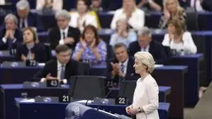 Ursula von der Leyen: Zwischenapplaus für die großen Absichtserklärungen