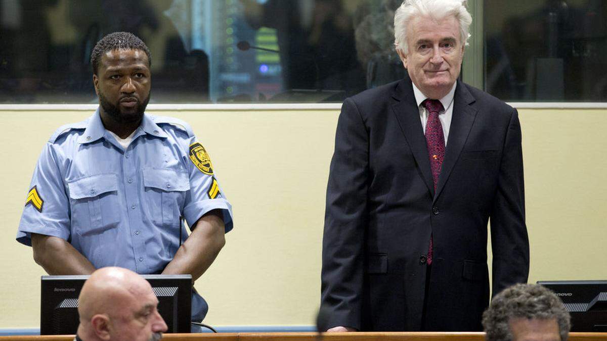 Karadzic vor dem Haager Tribunal