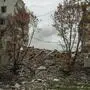 Ein Trümmerfeld in der umkämpften Ukraine. 