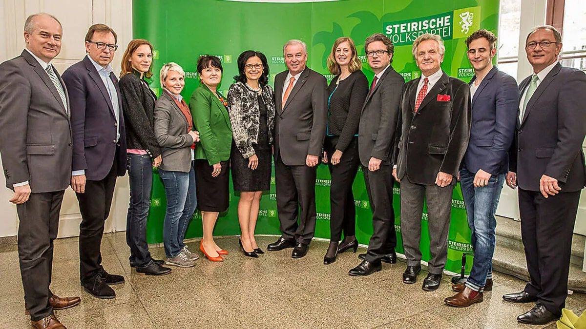Steirer-VP stellte Wahlliste vor.