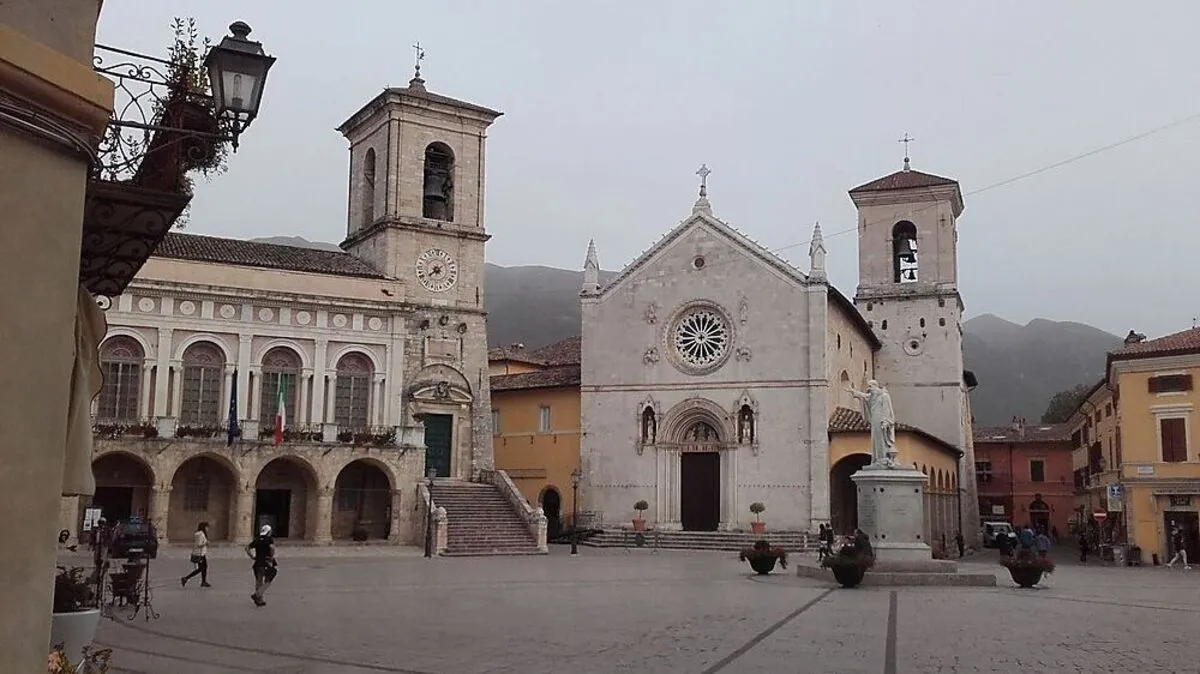 Norcia vor dem Erdbeben