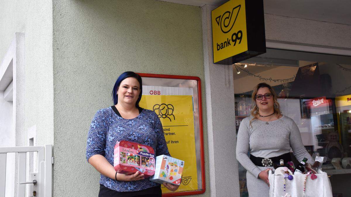 Sabrina Bernhard (rechts) bei der Eröffnung 2020 mit Mitarbeiterin Sonja Muri