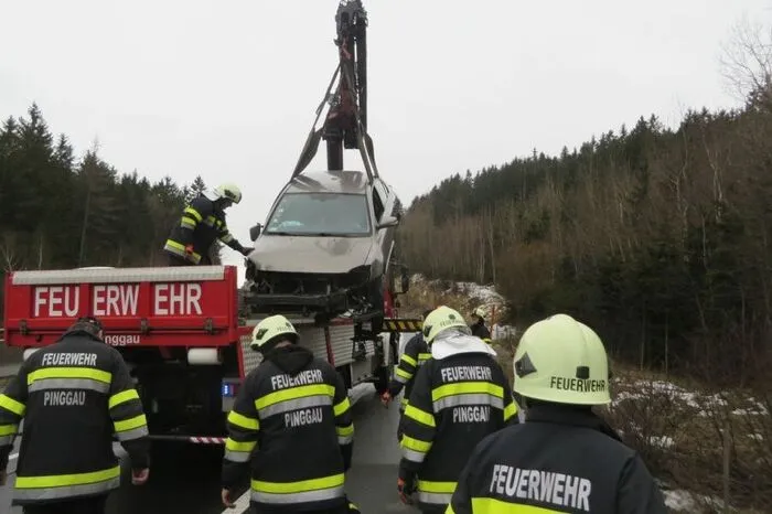 Die Bergung des Wracks und der Abtransport aus dem Gefahrenbereich wurde von der FF Pinggau durchgeführt.