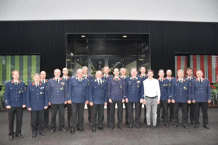 Alle Feuerwehrkommandanten des Abschnitts wählten