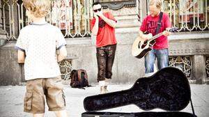 Straßenmusiker bringen Leben in eine Stadt: Auch die Uptown Monotones waren schon auf dieser Bühne.