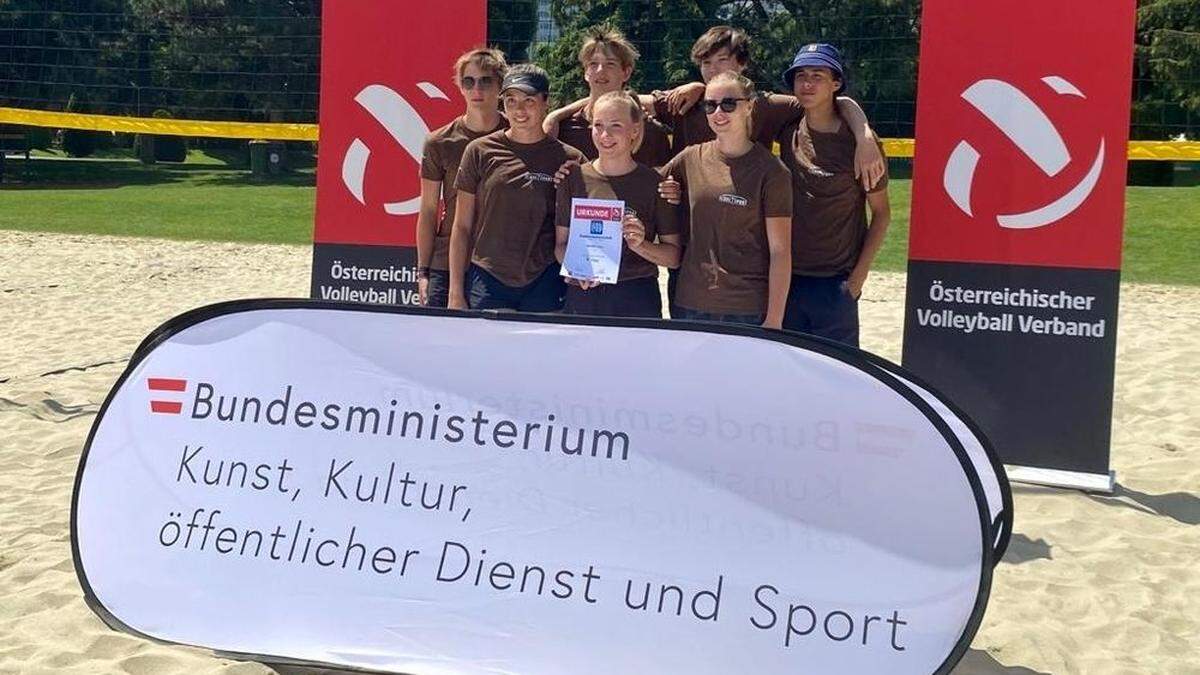 Das Team Tirol bei den Bundesoberstufenmeisterschaften in Wien