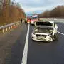 Bei dem spektakulären Unfall auf der Südautobahn wurde glücklicherweise niemand verletzt