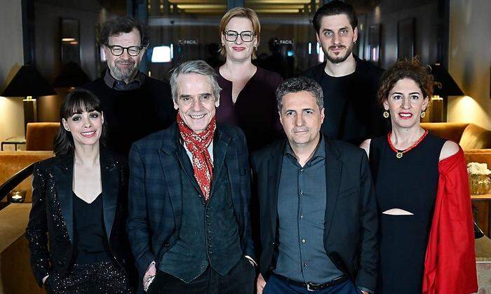 Die heurige Berlinale-Jury - in der Mitte Jeremy Irons als Präsident