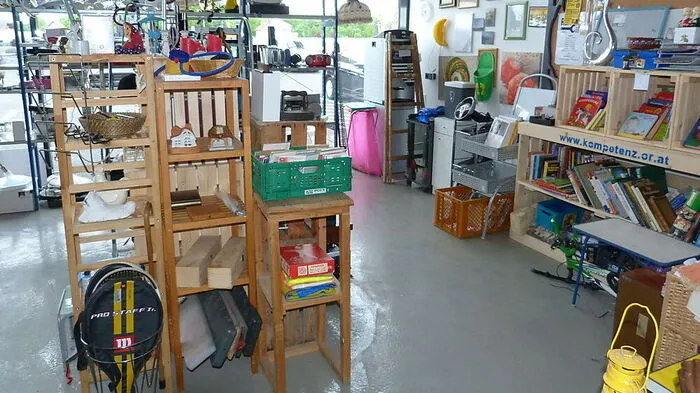 So sieht es im Re-Use-Shop des Ressourcenparks Leibnitz aus: Ware, die sonst Müll wäre