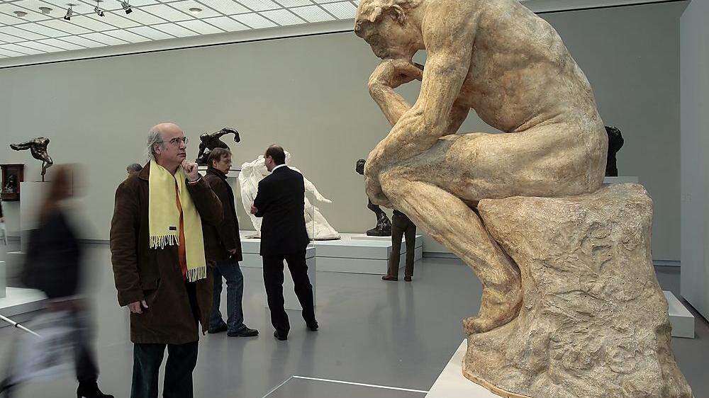Weltberühmt: Auguste Rodins Skulptur &quot;Der Denker&quot; 