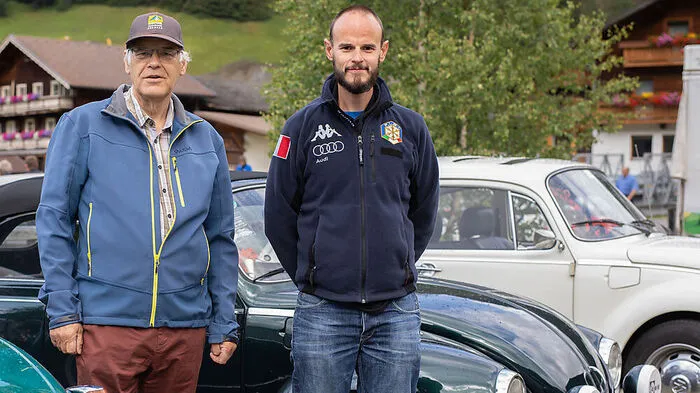 Sie organisierten das VW-Käfertreffen: Kasper und Daniel Unterberger