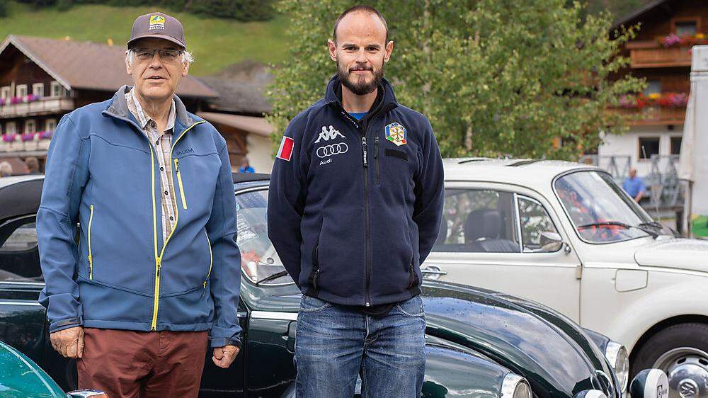 Sie organisierten das VW-Käfertreffen: Kasper und Daniel Unterberger