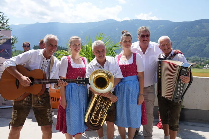 Das Rotwein Trio sorgte für gute Stimmung