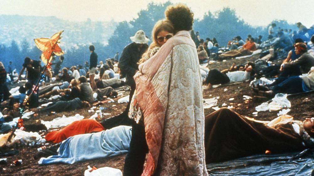 Bobbi und Nick Ercoline in Woodstock - fotografiert von Burk Uzzle