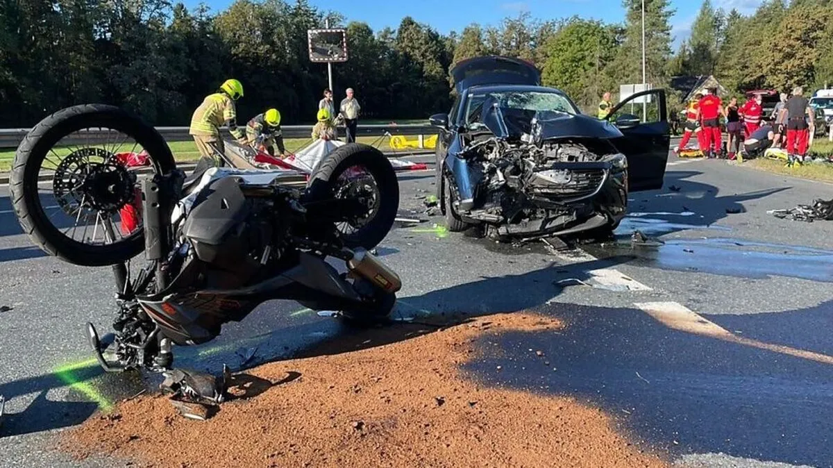 Schwerer Unfall auf der L376 