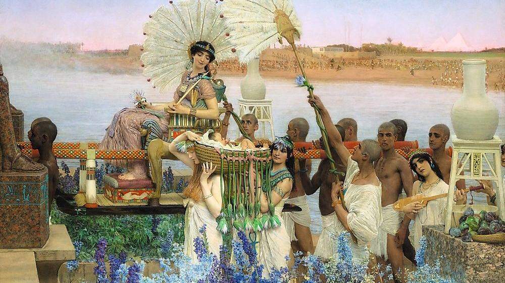 Lawrence Alma-Tadema &quot;The Finding of Moses&quot;, 1904