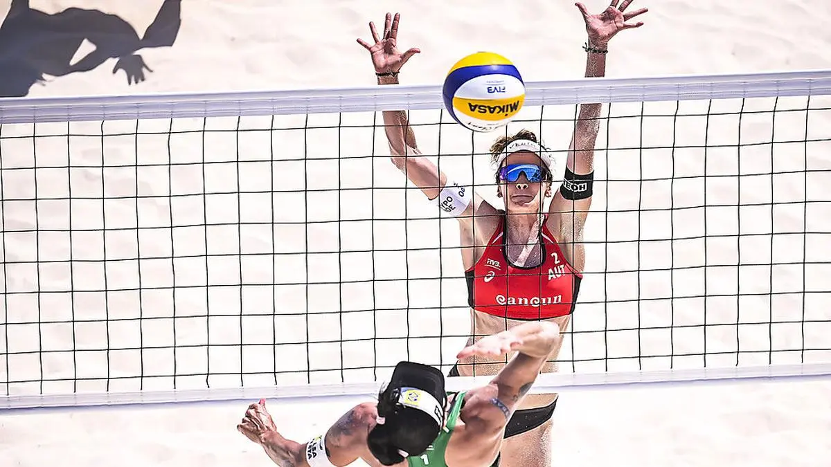 Lena Plesiutschnig in Aktion