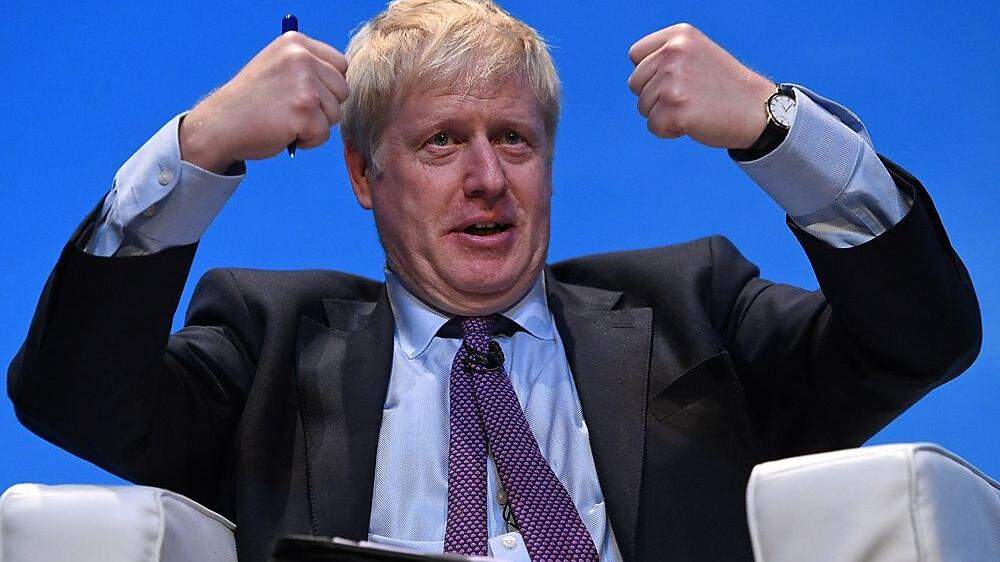 Boris Johnson in Birmingham: &quot;Publikum will solche Sachen nicht hören.&quot;