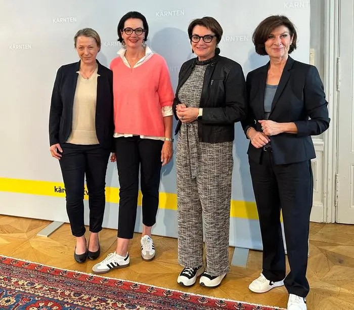 Eva Maria Adlmann, Barbara Binter-Geyer, Beate Prettner und Claudia Scheiber (von links)