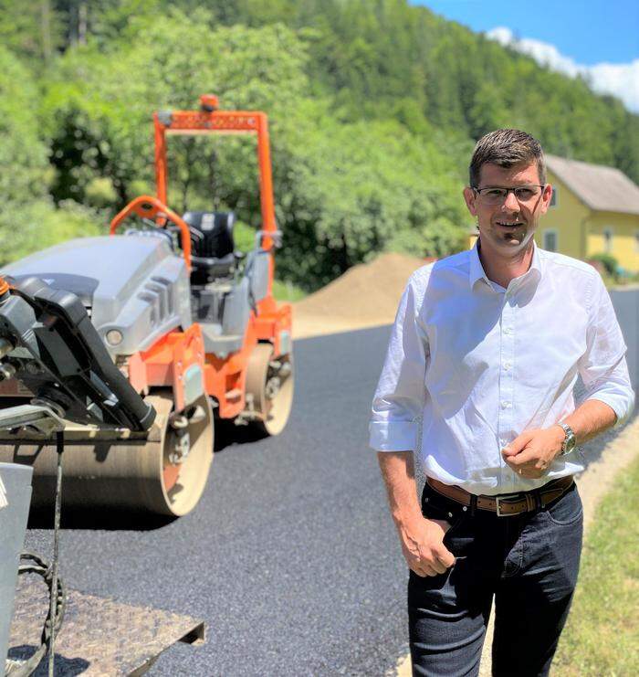 Landeshauptmann-Stellvertreter Martin Gruber (ÖVP) zeichnet für den Straßenbau zuständig