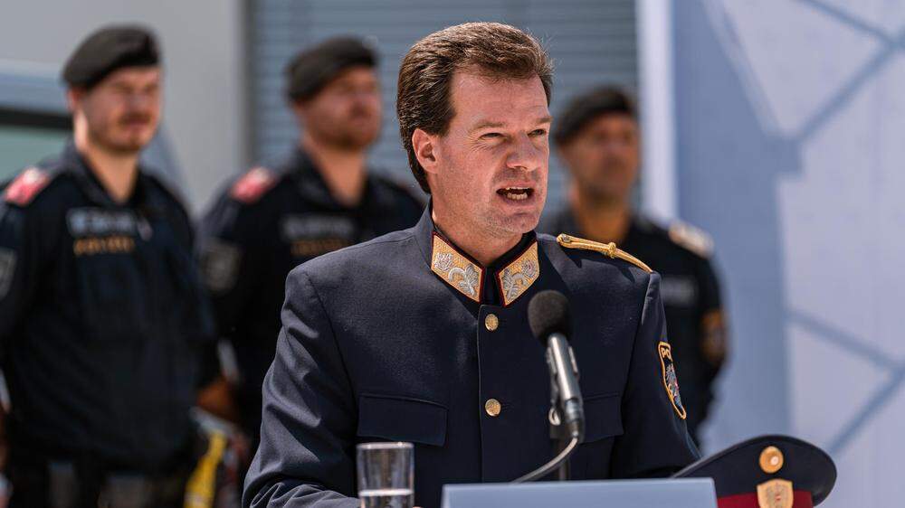 Landespolizeichef Gerald Ortner wird über die neue „Einsatzgruppe gegen Jugendkriminalität“ berichten