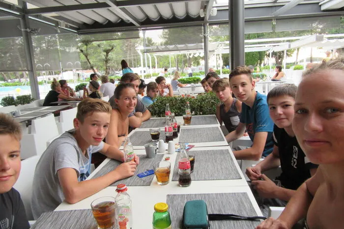 Sommerurlaubsaktion in Kroatien.
