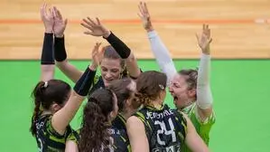 Dei Grazerinnen jubelten über den Einzug in das Halbfinale 